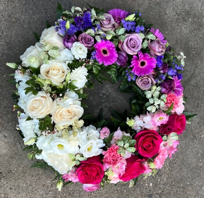 Trio Coloured Wreath